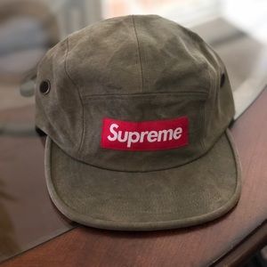 washed canvas camp cap